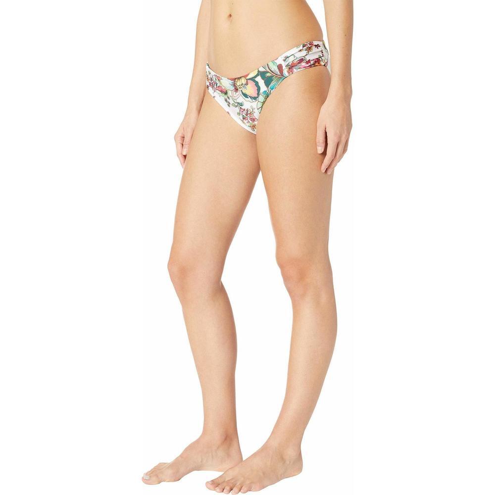 Becca by Rebecca Virtue Women's American Tab Side Hipster Bikini Bottom Multi S - Picture 2 of 3